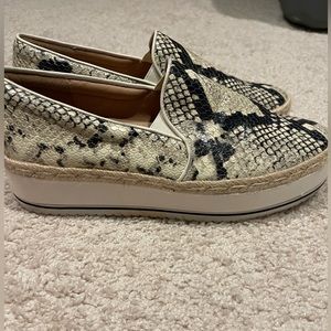 Joie Slip on snakeskin sneakers